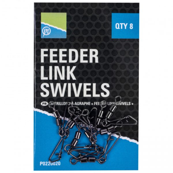 PRESTON DOUBLE FEEDER LINK SWIVELS