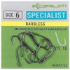 Korum Xpert Specialist Barbless Hooks (KHXST)