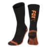 Fox Collection Black & Orange Thermolite Long Socks 40-43 (CFW116)