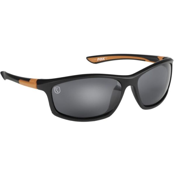 FOX COLLECTION BLACK & ORANGE SUNGLASSSES