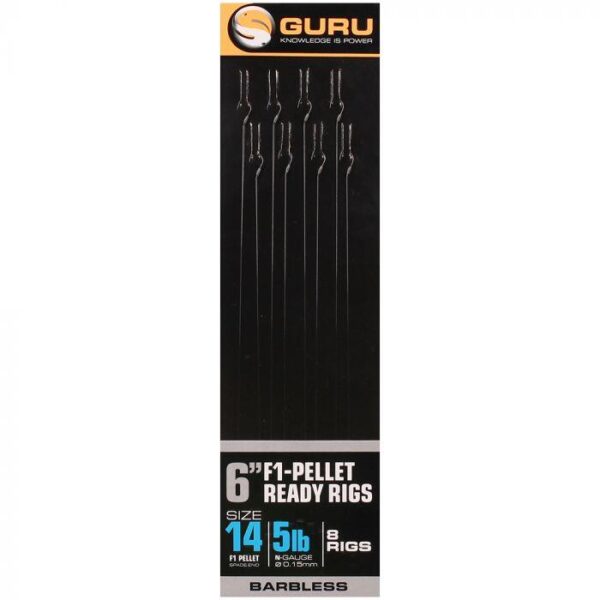 GURU F1 PELLET POLE RIGS 15CM
