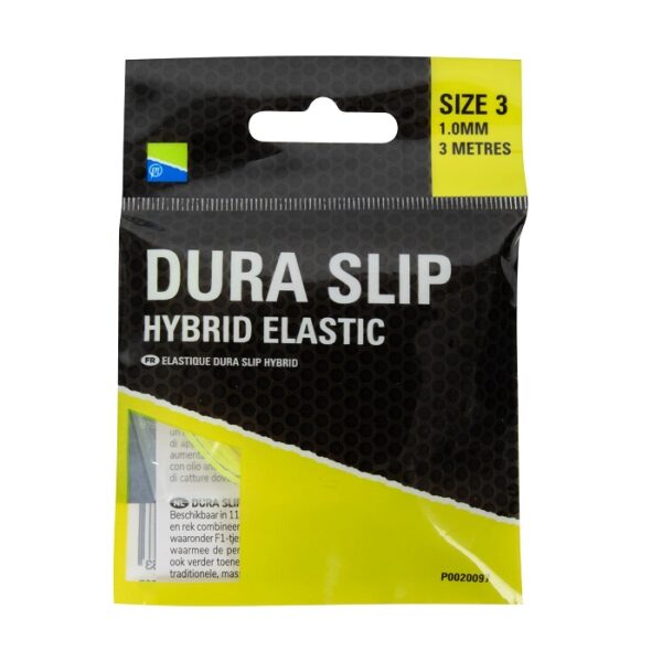 Preston Dura Slip Hybrid Elastic 3M - 3 1.0MM Yellow