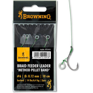 Browning Braid Feeder Leader Method Pellet Band 10CM (BR_4722012-14)