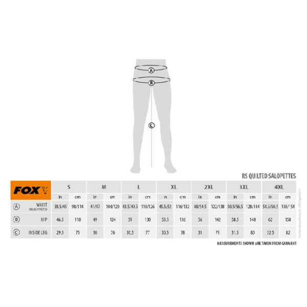 Fox Camo & Khaki RS Salopettes (CFX176-181)