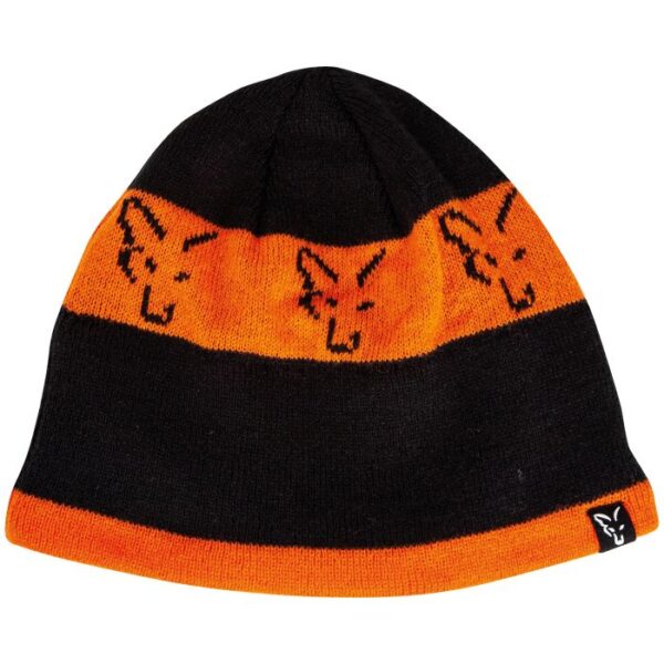 Fox Black & Orange Beanie