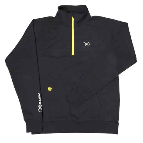 Matrix Minimal Black Marl 1/4 Zip Sweater (GPR221-226)