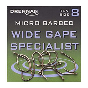 Drennan Wide Gape Specialist Hooks (HEWGSM004-018)