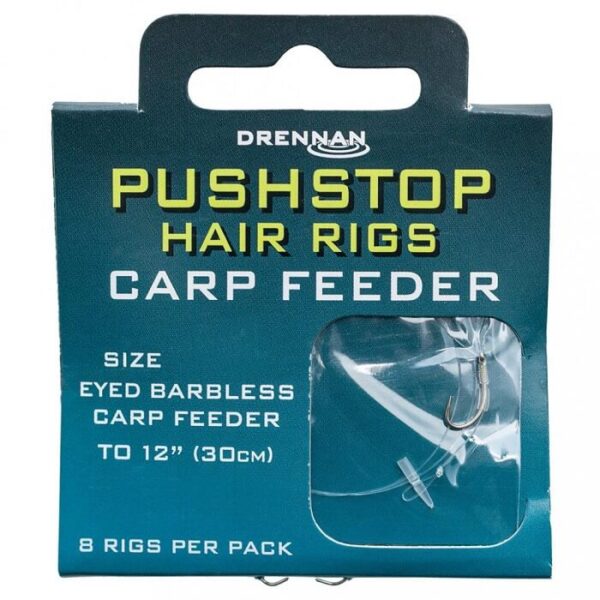 Drennan Pushstop Carp Feeder Hair Rigs 30CM (HNQCFD008-016)