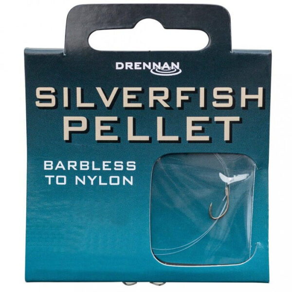 Drennan Silverfish Pellet Hooks To Nylon 25CM (HNSPTB014-020)