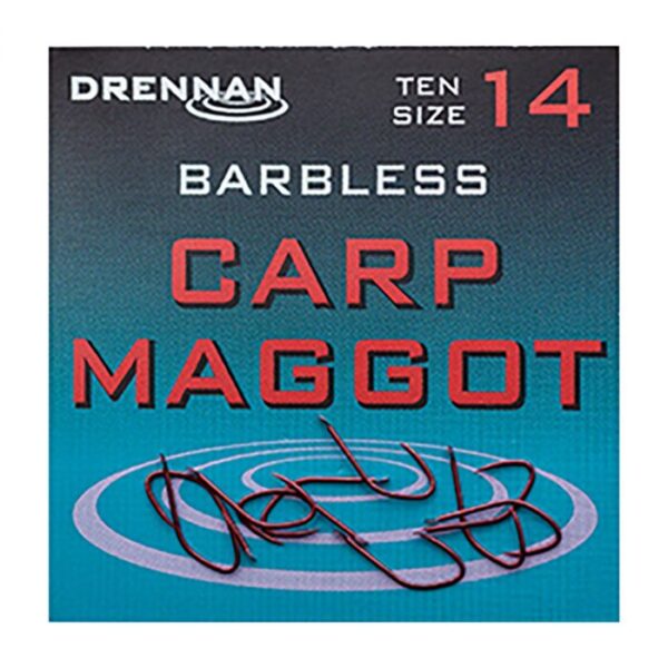 Drennan Carp Maggot Barbless Hooks