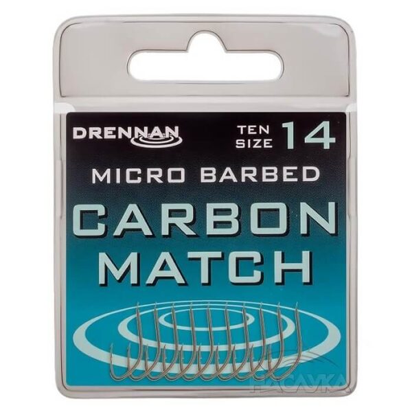 Drennan Carbon Match Hooks (HSCMTM014-022)