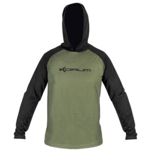 Korum Dri-Active Hooded Longsleeve T-Shirt (K0350059-63)