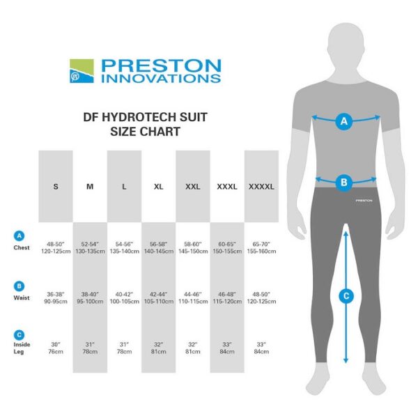 Preston DF Hydrotech Suit (P0200389-95) - Image 3