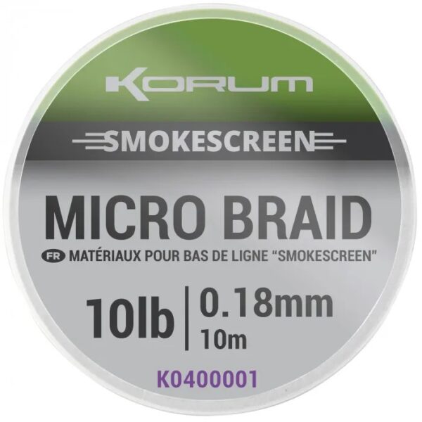 Korum Smokescreen Micro Braid 10M