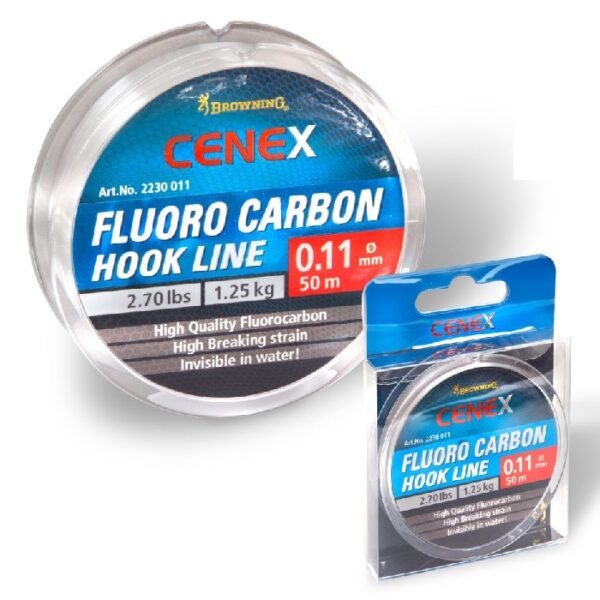 Browning Cenex Fluoro Carbon Hook Line 50M