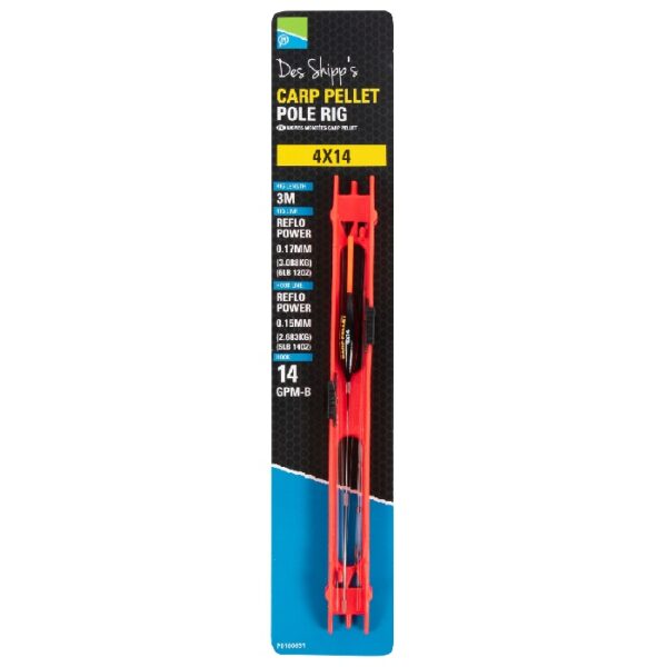 Preston Carp Pellet Pole Rigs