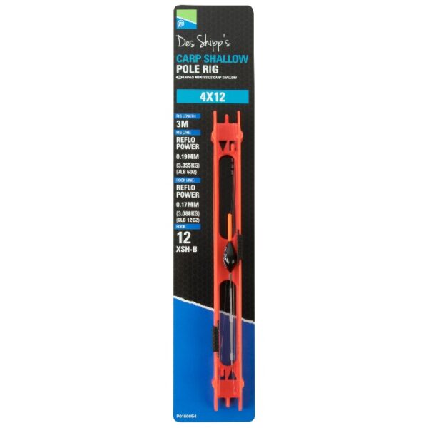 Preston Carp Shallow Pole Rigs (P0100053-56) - Image 2