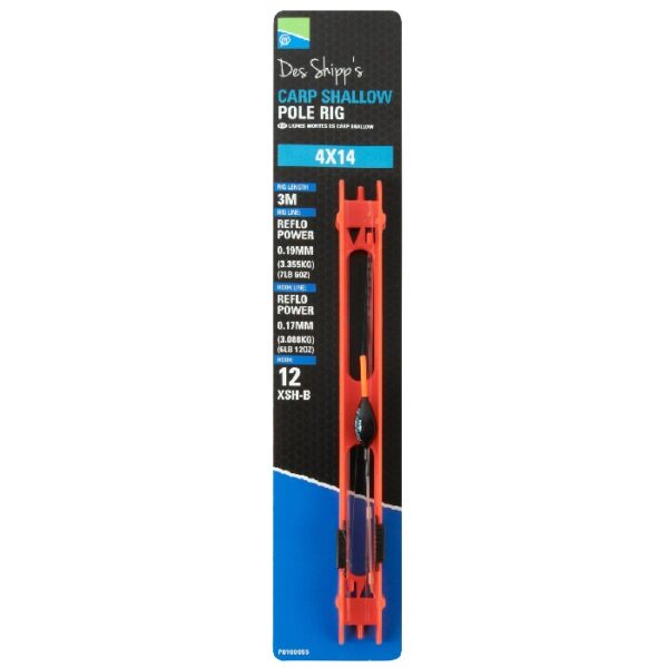 Preston Carp Shallow Pole Rigs (P0100053-56) - Image 3