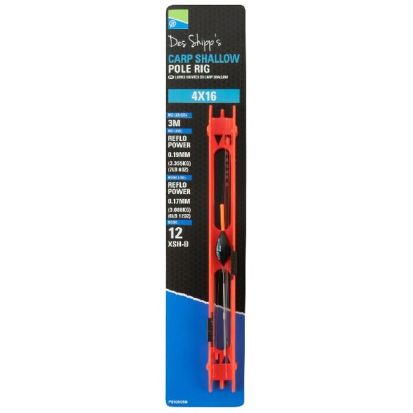 Preston Carp Shallow Pole Rigs (P0100053-56) - Image 4
