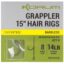 Korum Grappler Hair Rigs Barbless 38CM 8 - 0.30MM (K0310158)