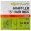 Korum Grappler Hair Rigs Barbed 38CM 14 - 0.23MM (K0310165)