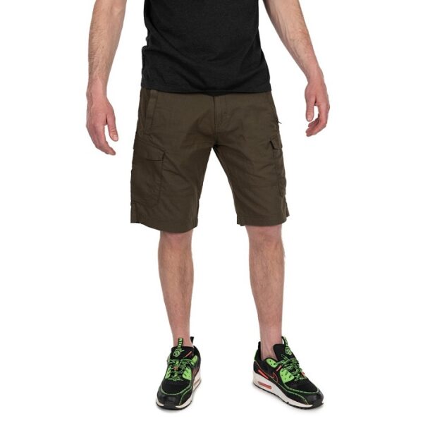 Fox Collection Green & Black LW Cargo Shorts
