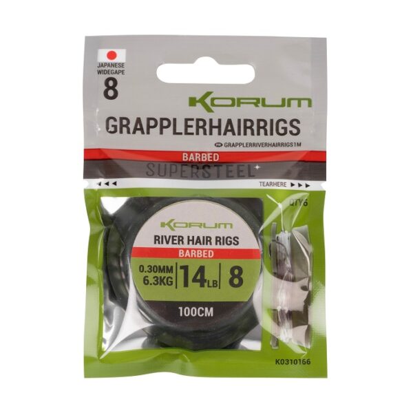 Korum Grappler River Hair Rigs 100CM (K0310166-69) - Image 7