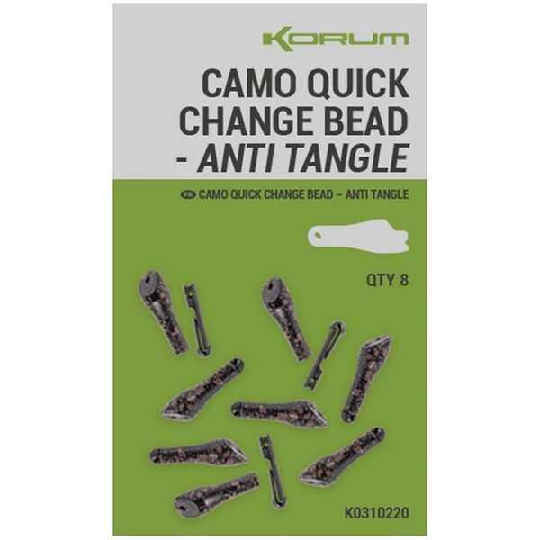 Korum Camo Quick Change Bead Anti Tangle