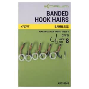 Korum Banded Hook Hairs Barbless (K0310241-44)