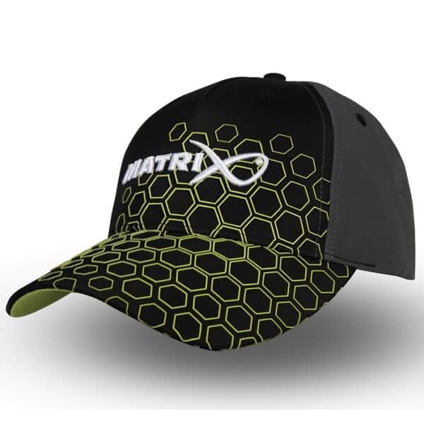 Matrix Hex Print Black Cap