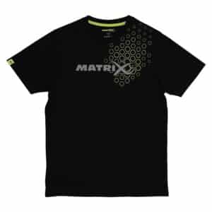 Matrix Hex Print Black T-Shirt (GPR369-374)
