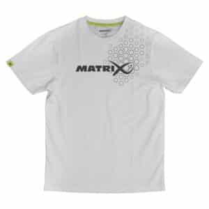 Matrix Hex Print White T-Shirt (GPR381-386)