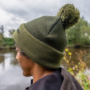Korum Thermal Beanie Hat Black/Olive (K0350123)