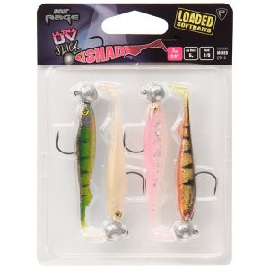 Fox Rage Slick Shad Loaded UV Mixed Color Pack (NMC023-025)