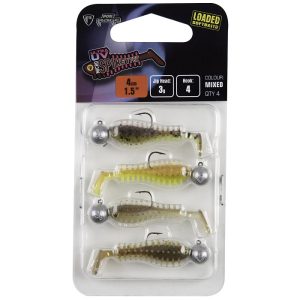 Fox Rage Micro Spikey Fry Loaded UV Mixed Colour Pack 4CM/3G (NMC041-058)