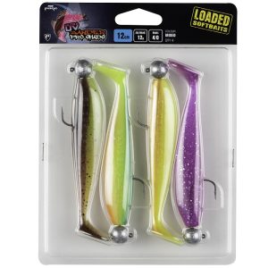 Fox Rage Zander Pro Shad Loaded UV Mixed Color Pack (NMC044-046)