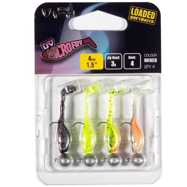 Fox Rage Micro Fry Loaded UV Mixed Colour Pack 4CM/3G (NMC040-057) - Image 2