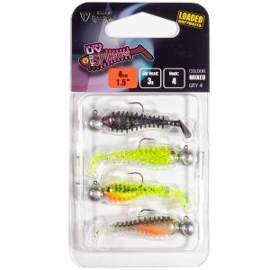 Fox Rage Micro Spikey Fry Loaded UV Mixed Colour Pack 4CM/3G (NMC041-058)