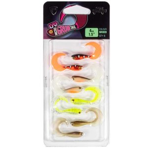 Fox Rage Micro Grub Tail UV Mixed Colour Pack 4CM (NMC010-062)