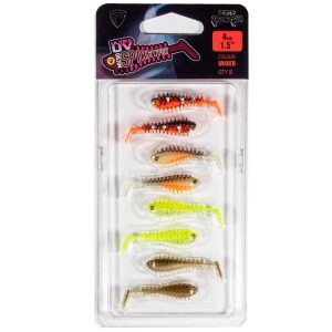 Fox Rage Micro Spikey Fry UV Mixed Colour Pack 4CM (NMC011-063)