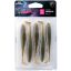 Fox Rage Slick Shad Single Colour Pack 9CM - UV Motoroil (NSC021)