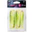 Fox Rage Slick Shad Single Colour Pack 9CM - UV Lemontiger (NSC033)