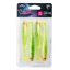 Fox Rage Slick Shad Single Colour Pack 11CM - UV Lemontiger (NSC034)