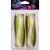 Fox Rage Slick Shad Single Colour Pack 13CM - UV Green Pumpkin
