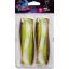 Fox Rage Slick Shad Single Colour Pack 11CM - UV Green Pumpkin (NSC155)