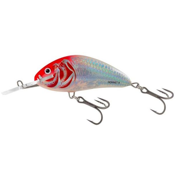 Salmo Hornet Floating 9CM - Holo Red Head