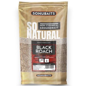 Sonubaits So Natural Groundbait 900g – Black Roach (S1780013)