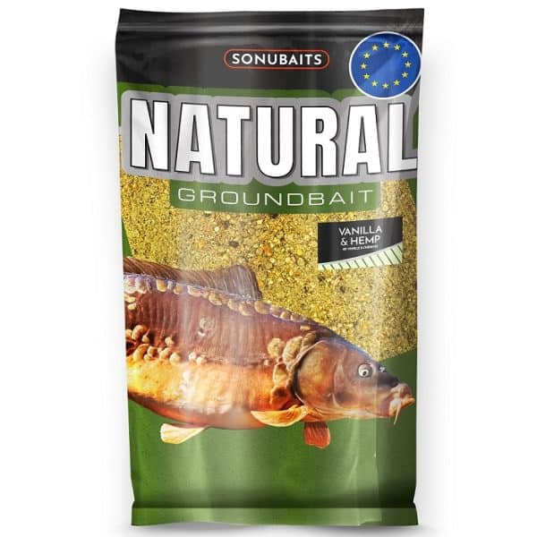 Sonubaits Natural Groundbait 1kg - Vanilla & Hemp