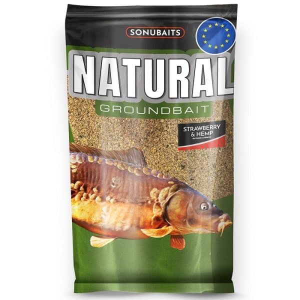 Sonubaits Natural Groundbait 1kg - Strawberry & Hemp