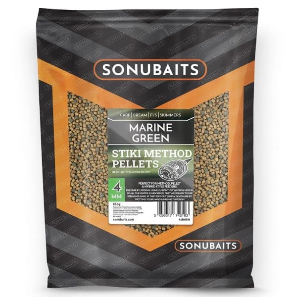 Sonubaits Marine Green Stiki Method Pellets (S1800035-36) - Image 2